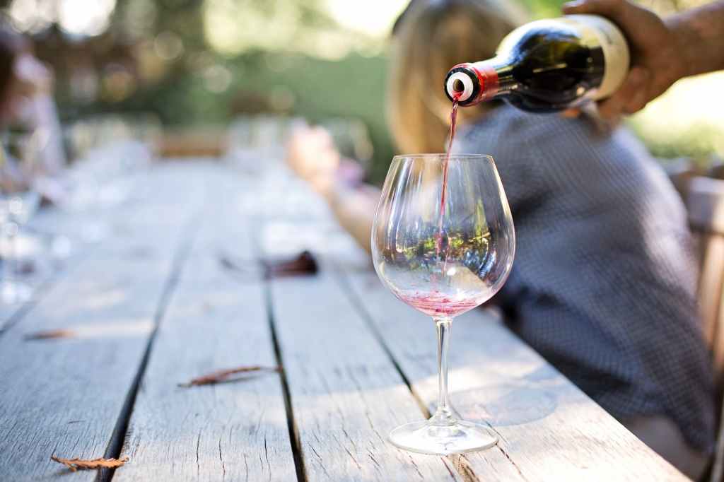 Wine testing in Albania